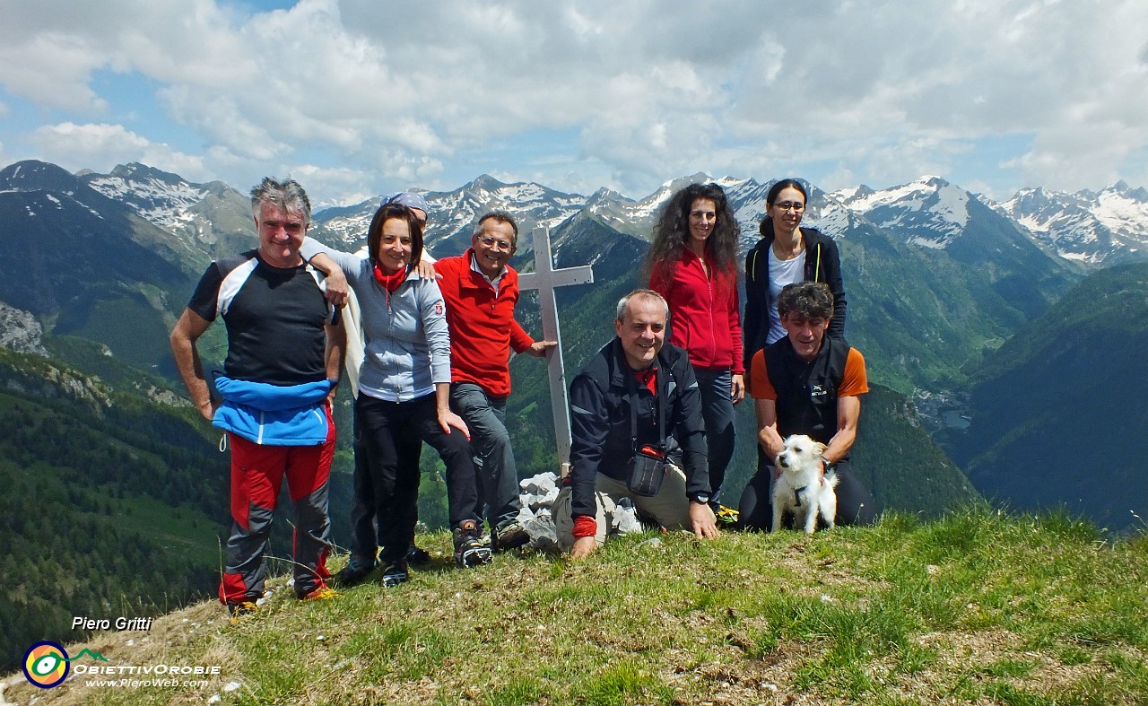 69 In vetta al Pizzo Badile (2044 m).JPG